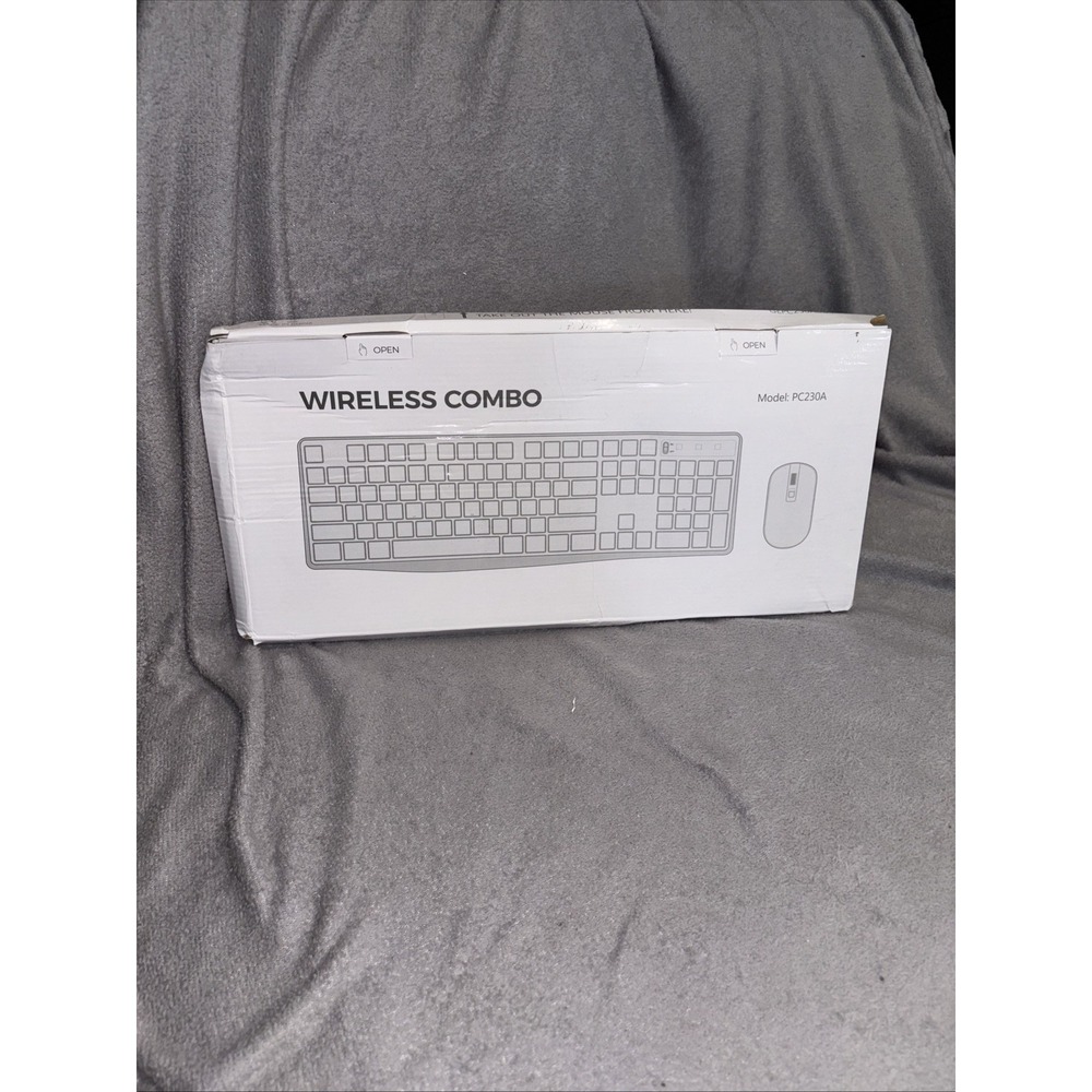 New VicTsing Wireless Keyboard Mouse Combo Energy Saving 3 Level DPI Adjustable